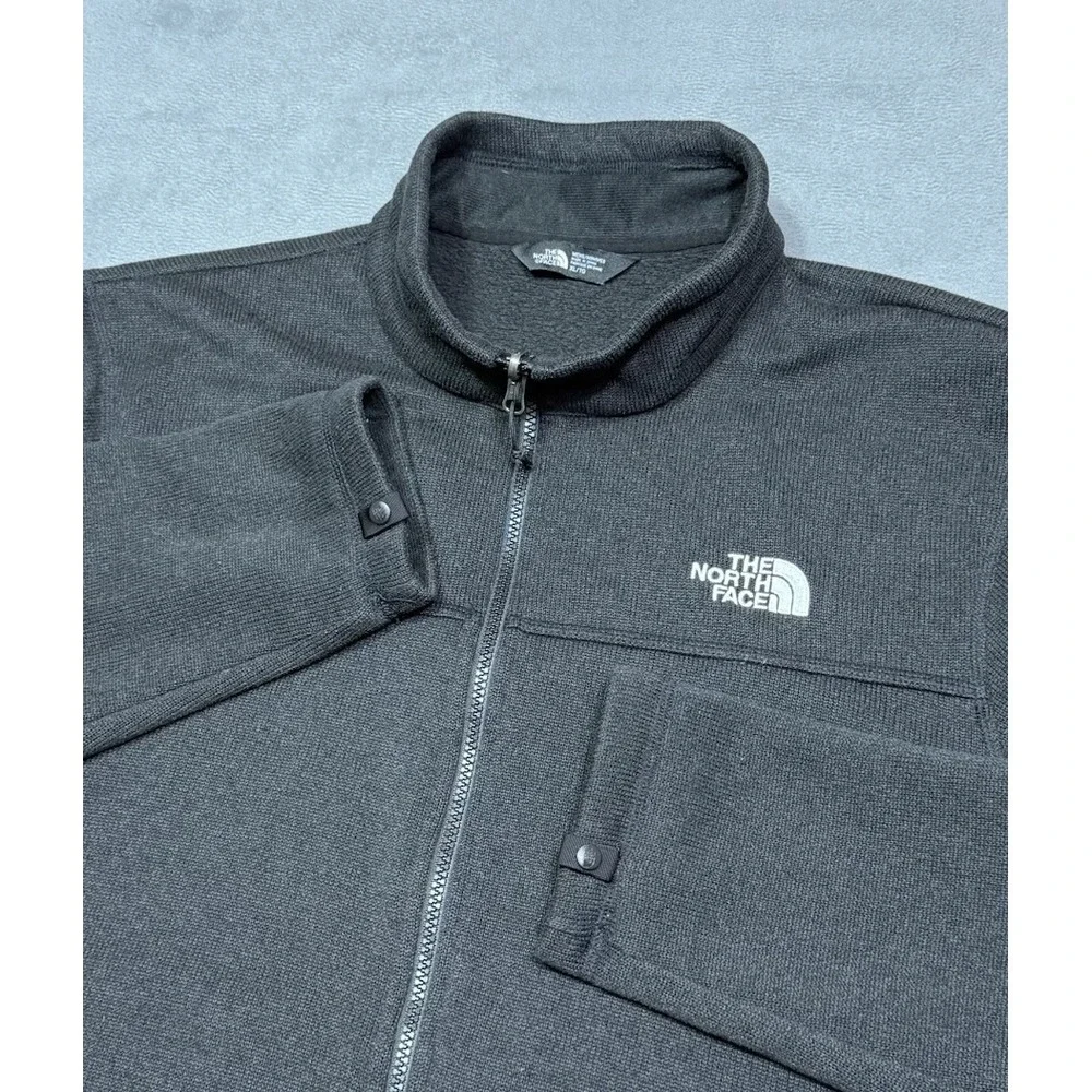 The North Face Jacket Mens XL Gordon Lyons Full Zip Fleece Black Gorpcore Hiking